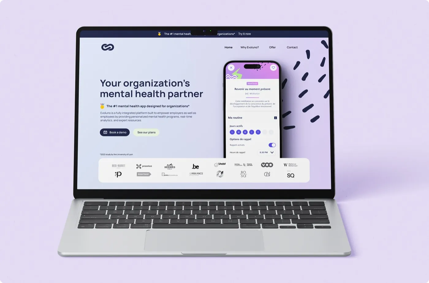 Evoluno · website design