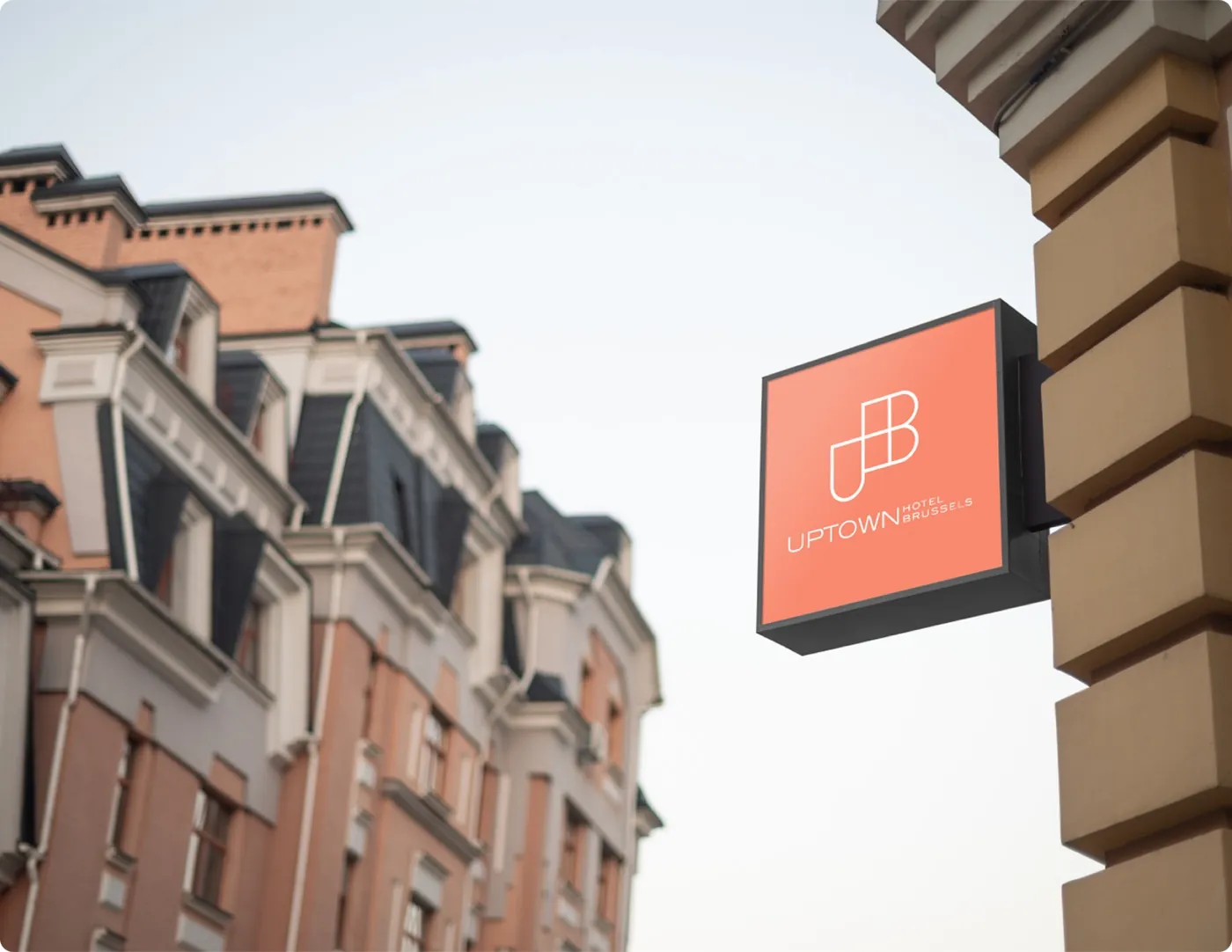 Uptown Hotel · logo design